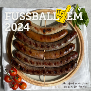Fußball EM Sixpack Bratwurst